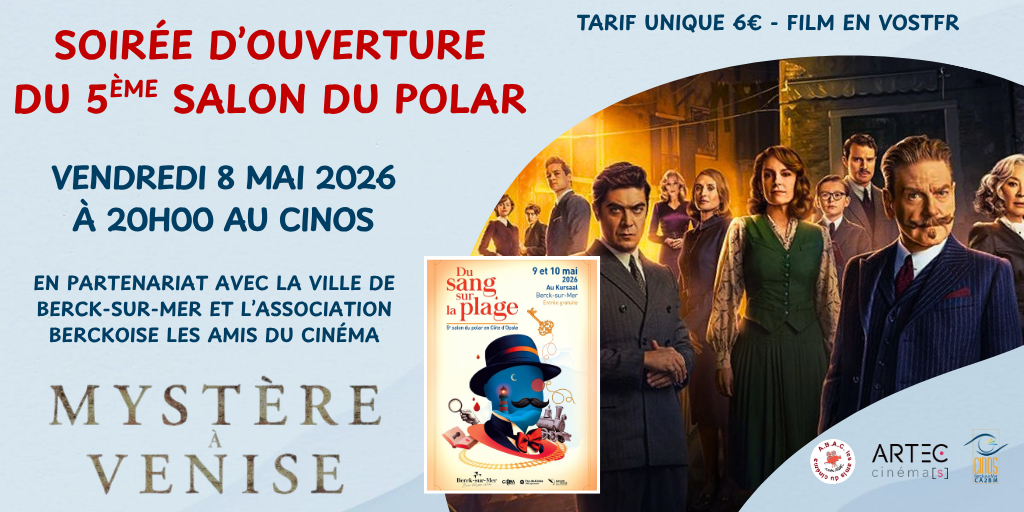 actualité 0805 - Mystère à Venise - Soirée ouverture Salon du Polar