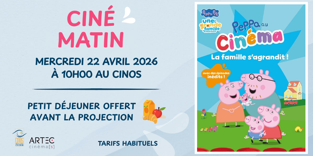 actualité 2204 - CinéMatin Peppa Bandeau