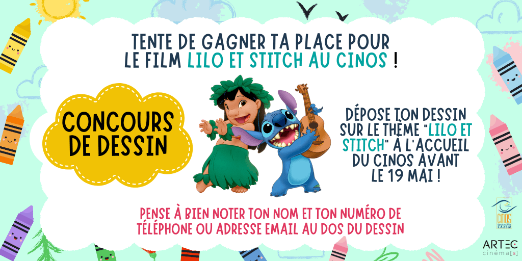 actualité Concours Dessin Lilo Stitch